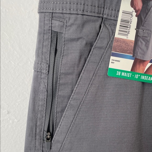 Copper & Oak Supply Co. Men's Venture Ripstop Stretch Cargo Short Gray 38 /Z8 - Picture 6 of 13
